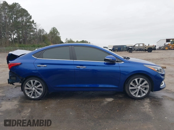 2021 Hyundai Accent Limited with VIN 3KPC34A6XME144957, listed as a IAAI auction lot 41543025 with 41,253 mi miles. Bid and sale history available at carsss.com. Image 14.