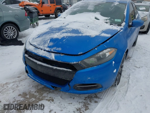 2016 Dodge Dart SE with VIN 1C3CDFAA0GD650532, listed as a IAAI auction lot 41222859 with 115,068 mi miles. Bid and sale history available at carsss.com. Image 6.