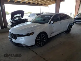 2024 Honda Accord Touring with VIN 1HGCY2F83RA040323, listed as a Copart auction lot 61009105 with 7,123 mi miles and Salvage title. Bid and sale history available at DreamBid. Image 1.