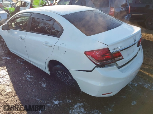 2015 Honda Civic EX z VIN 19XFB2F89FE057777, wystawiony jako IAAI lot #41762122 z przebiegiem 130 600 mil mil oraz . Historia ofert i sprzedaży dostępna na DreamBid. Obrazek 6.