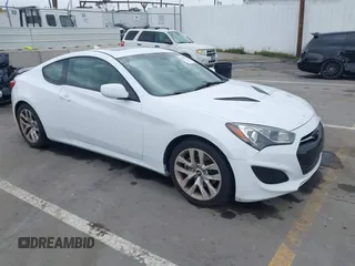 2013 Hyundai Genesis Coupe R-Spec with VIN KMHHT6KD1DU112684, listed as a IAAI auction lot 41862231 with 160,698 mi miles and . Bid and sale history available at DreamBid. Image 1.