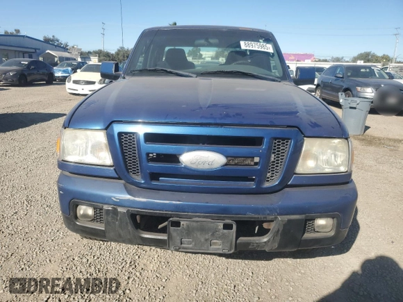 2007 Ford Ranger XLT Appearance with VIN 1FTYR14E97PA45251, listed as a Copart auction lot 88975985 with 216,404 mi miles and Clean Title. Bid and sale history available at carsss.com. Image 5.