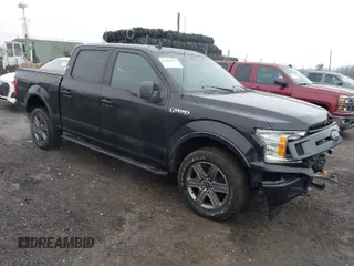2020 Ford F-150 XL with VIN 1FTEW1EP5LFC80970, listed as a IAAI auction lot 41468215 with 49,503 mi miles. Bid and sale history available at carsss.com. Image 1.