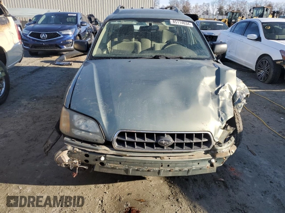 2003 Subaru Legacy Outback with VIN 4S3BH665737642976, listed as a Copart auction lot 85114634 with 116,843 mi miles and Salvage title. Bid and sale history available at DreamBid. Image 5.