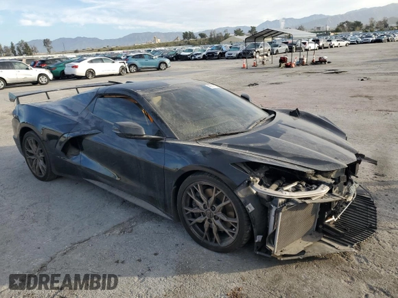 2023 Chevrolet Corvette 3LT z VIN 1G1YC3D41P5141299, wystawiony jako Copart lot #48869715 z przebiegiem 9 503 mil mil oraz Szkoda całkowita • Salvage title. Historia ofert i sprzedaży dostępna na DreamBid. Obrazek 4.