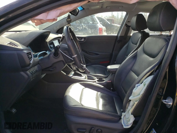 2019 Hyundai Ioniq Limited with VIN KMHC75LDXKU182883, listed as a Copart auction lot 46660655 with 119,968 mi miles and Salvage Title. Bid and sale history available at DreamBid. Image 7.