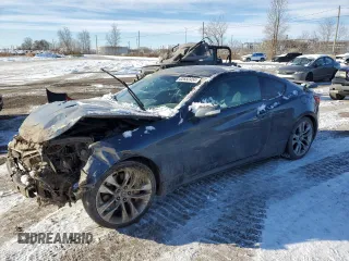 2013 Hyundai Genesis Coupe Grand Touring z VIN KMHHU6KJ5DU081393, wystawiony jako Copart lot #82652454 z przebiegiem 77 453 mil mil oraz Szkoda całkowita • Salvage title. Historia ofert i sprzedaży dostępna na DreamBid. Obrazek 1.