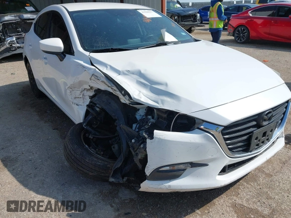 2017 Mazda 3 Sport with VIN 3MZBN1K79HM138460, listed as a IAAI auction lot 41908377 with 101,115 mi miles. Bid and sale history available at carsss.com. Image 6.