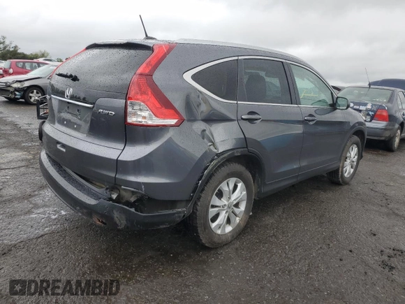 2013 Honda CR-V EX-L z VIN 2HKRM4H77DH617781, wystawiony jako Copart lot #57979735 z przebiegiem 54 382 mil mil oraz Szkoda całkowita • Salvage title. Historia ofert i sprzedaży dostępna na DreamBid. Obrazek 3.