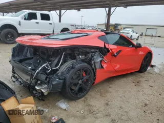 2020 Chevrolet Corvette 3LT with VIN 1G1Y82D42L5118541, listed as a Copart auction lot 37248414 with 7,272 mi miles. Bid and sale history available at carsss.com. Image 3.