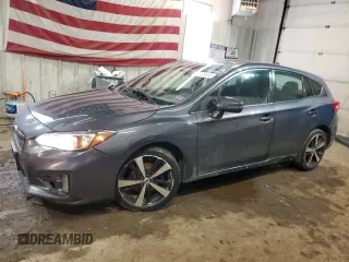 2017 Subaru Impreza Sport with VIN 4S3GTAL67H3752672, listed as a Copart auction lot 48243635 with 127,485 mi miles and Salvage Title. Bid and sale history available at carsss.com. Image 1.