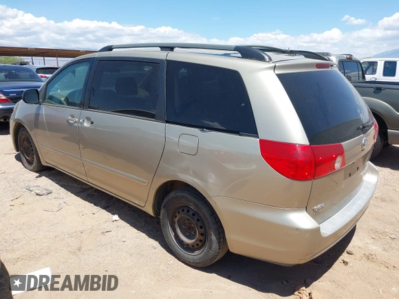 2007 Toyota Sienna CE with VIN 5TDZK23C57S045350, listed as a IAAI auction lot 42216969 with 218,726 mi miles and . Bid and sale history available at DreamBid. Image 3.