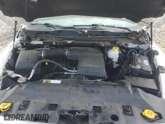 2018 Ram 1500 Big Horn with VIN 1C6RR7GG2JS247400, listed as a Copart auction lot 54350515 with 58,344 mi miles and Salvage title. Bid and sale history available at DreamBid. Image 11.