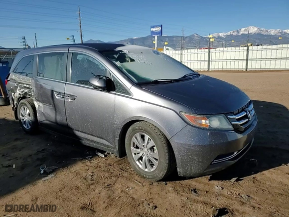 2016 Honda Odyssey SE with VIN 5FNRL5H39GB010435, listed as a Copart auction lot 48032595 with 141,955 mi miles and Salvage Title. Bid and sale history available at carsss.com. Image 12.