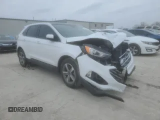 2021 Ford Edge SEL with VIN 2FMPK4J98MBA36614, listed as a Copart auction lot 44754445 with 0 mi miles and Salvage Title. Bid and sale history available at carsss.com. Image 4.