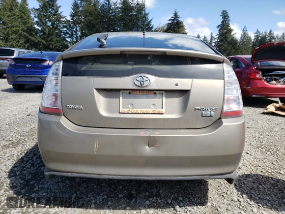 2007 Toyota Prius with VIN JTDKB20U177584962, listed as a Copart auction lot 54745635 with 136,287 mi miles and Salvage Title. Bid and sale history available at DreamBid. Image 6.