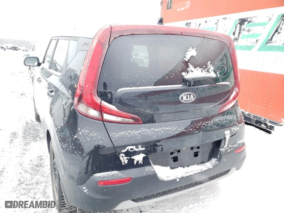 2021 Kia Soul EX with VIN KNDJ33AU4M7140354, listed as a Copart auction lot 87599095 with 96,471 mi miles and Salvage Title. Bid and sale history available at carsss.com. Image 6.