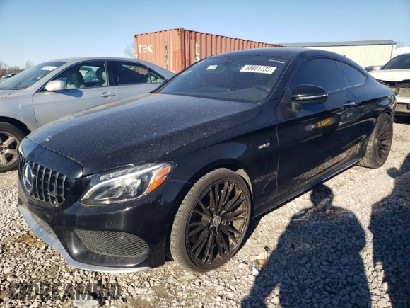 2018 Mercedes-Benz C 43 AMG with VIN WDDWJ6EB0JF663397, listed as a Copart auction lot 88901735 with 99,164 mi miles and Salvage Title. Bid and sale history available at DreamBid. Image 1.