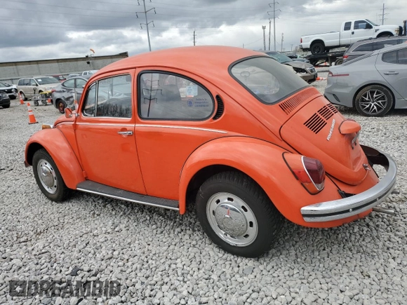 1972 Volkswagen Beetle with VIN 1122340845, listed as a Copart auction lot 52504005 with 185,049 mi miles and Clean Title. Bid and sale history available at DreamBid. Image 2.