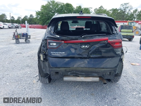 2022 Kia Sportage EX with VIN KNDPN3AC6N7007642, listed as a IAAI auction lot 42151902 with 39,411 mi miles and . Bid and sale history available at DreamBid. Image 17.