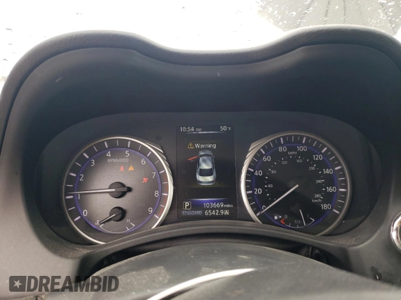 2017 Infiniti Q50 Premium z VIN JN1EV7AP6HM733365, wystawiony jako Copart lot #47551995 z przebiegiem 103 669 mil mil oraz Szkody całkowita. Historia ofert i sprzedaży dostępna na DreamBid. Obrazek 9.