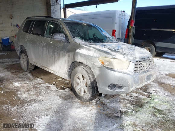2009 Toyota Highlander with VIN JTEES41AX92141184, listed as a IAAI auction lot 41397140 with 263,056 mi miles. Bid and sale history available at carsss.com. Image 1.