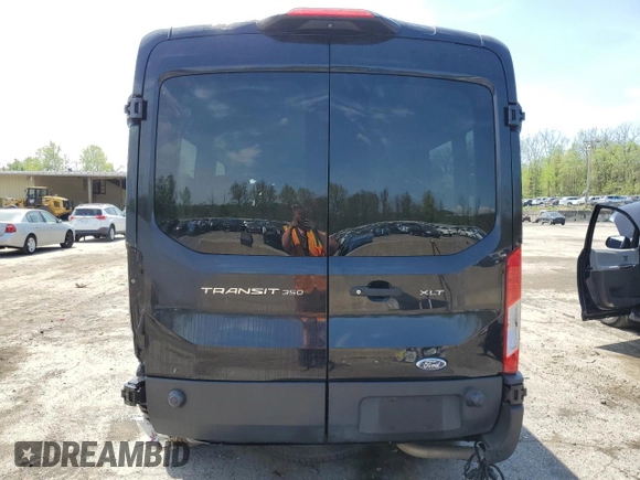 2020 Ford Transit Passenger XL with VIN 1FBAX2C85LKA07259, listed as a Copart auction lot 54928325 with 114,482 mi miles and Salvage title. Bid and sale history available at DreamBid. Image 6.