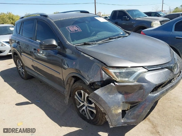 2018 Toyota RAV4 LE with VIN JTMZFREV2JJ190085, listed as a IAAI auction lot 41895635 with 54,577 mi miles. Bid and sale history available at carsss.com. Image 1.