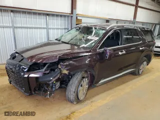 2025 Hyundai Palisade SEL with VIN KM8R24GE1SU826762, listed as a Copart auction lot 47082835 with 19,482 mi miles and Non Repairable. Bid and sale history available at carsss.com. Image 1.