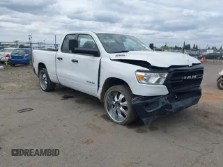 2020 Ram 1500 Tradesman with VIN 1C6SRECG6LN386006, listed as a IAAI auction lot 42056871 with 108,037 mi miles and . Bid and sale history available at DreamBid. Image 1.