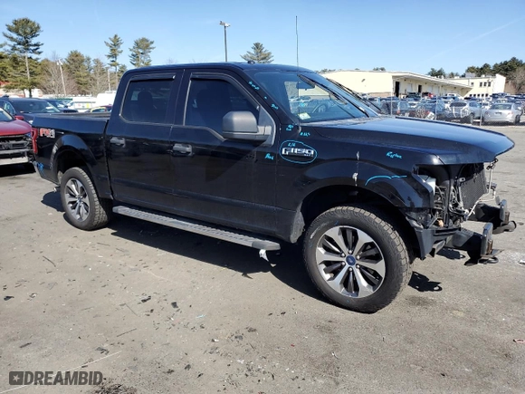 2016 Ford F-150 XLT with VIN 1FTEW1EF8GFB29070, listed as a Copart auction lot 48761055 with 171,455 mi miles and Salvage Title. Bid and sale history available at carsss.com. Image 4.