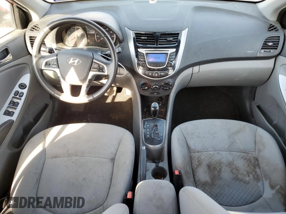 2013 Hyundai Accent SE with VIN KMHCU5AE0DU121047, listed as a Copart auction lot 52648035 with 42,655 mi miles and Salvage Title. Bid and sale history available at carsss.com. Image 8.
