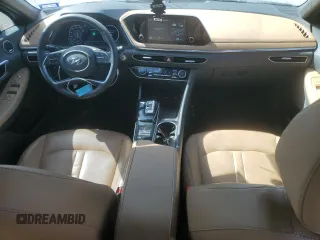 2020 Hyundai Sonata SEL z VIN 5NPEF4JA0LH000896, wystawiony jako Copart lot #49329425 z przebiegiem 58 447 mil mil oraz Czysty tytuł • Clean title. Historia ofert i sprzedaży dostępna na DreamBid. Obrazek 8.