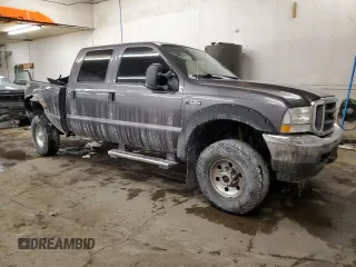 2004 Ford F-250 XL with VIN 1FTNW21L64ED30663, listed as a Copart auction lot 44795915 with Not provided miles and Salvage title. Bid and sale history available at DreamBid. Image 4.