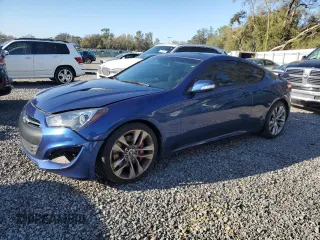 2016 Hyundai Genesis Coupe 3.8L Ultimate with VIN KMHHU6KJ9GU133953, listed as a Copart auction lot 47342095 with 60,177 mi miles and Salvage Title. Bid and sale history available at carsss.com. Image 1.