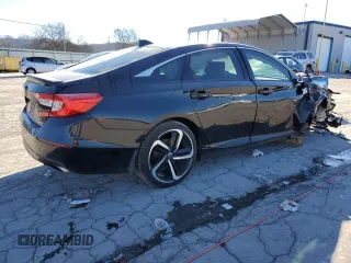 2019 Honda Accord Sedan Sport 1.5T with VIN 1HGCV1F39KA025659, listed as a Copart auction lot 88070025 with 82,708 mi miles and Salvage Title. Bid and sale history available at carsss.com. Image 3.
