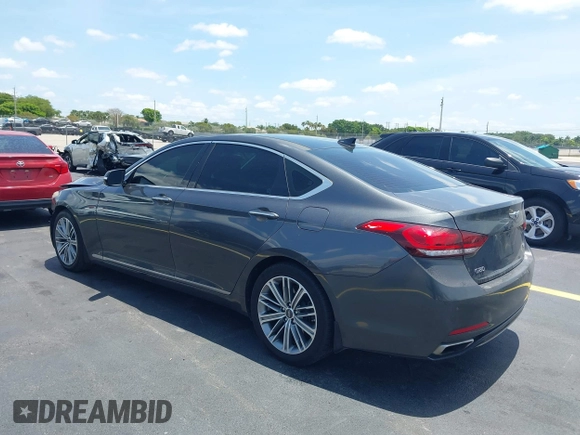 2018 Genesis G80 3.8L с VIN KMHGN4JE6JU269143, выставлен на аукционе IAAI как лот 42219466 с пробегом 119 007 миль миль и . История ставок и продаж доступна на DreamBid. Изображение 3.