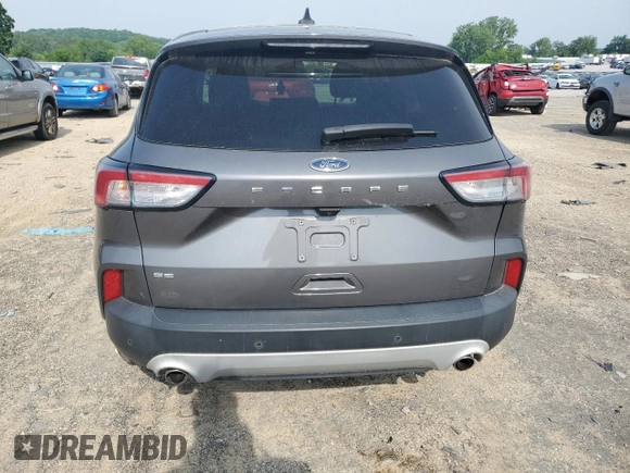 2021 Ford Escape SE with VIN 1FMCU0G69MUA08491, listed as a Copart auction lot 58772555 with 55,275 mi miles and Salvage title. Bid and sale history available at DreamBid. Image 6.