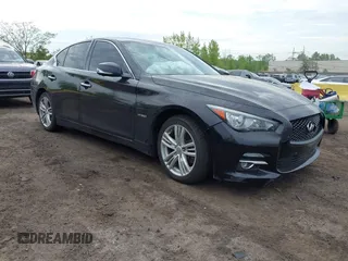 2016 Infiniti Q50 Hybrid z VIN JN1AV7AR8GM530198, wystawiony jako IAAI lot #42166285 z przebiegiem 175 632 mil mil oraz . Historia ofert i sprzedaży dostępna na DreamBid. Obrazek 1.