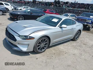 2018 Ford Mustang EcoBoost with VIN 1FA6P8TH4J5146966, listed as a IAAI auction lot 42583004 with 95,775 mi miles and . Bid and sale history available at DreamBid. Image 2.