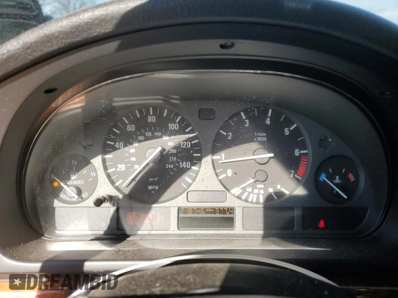 1999 BMW 5 Series 528iAt with VIN WBADP6334XBV60122, listed as a Copart auction lot 44493325 with 218,746 mi miles and Salvage Title. Bid and sale history available at carsss.com. Image 9.