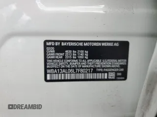 2020 BMW 2 Series M235i xDrive with VIN WBA13AL06L7F80217, listed as a Copart auction lot 41651614 with 26,305 mi miles. Bid and sale history available at carsss.com. Image 12.