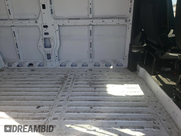 2023 Ram ProMaster Cargo with VIN 3C6MRVJG0PE501012, listed as a Copart auction lot 46146265 with 18,666 mi miles and Salvage Title. Bid and sale history available at DreamBid. Image 11.