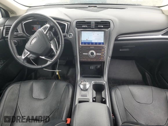 2020 Ford Fusion Titanium with VIN 3FA6P0D96LR175863, listed as a Copart auction lot 60570305 with 76,064 mi miles and Salvage title. Bid and sale history available at DreamBid. Image 8.