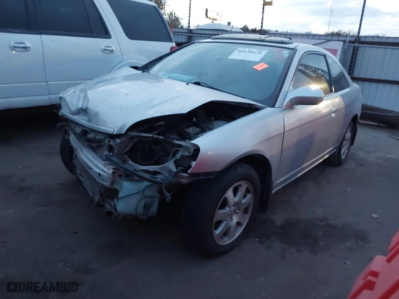2003 Honda Civic EX with VIN 1HGEM229X3L040978, listed as a IAAI auction lot 40938878 with 250,124 mi miles. Bid and sale history available at carsss.com. Image 18.