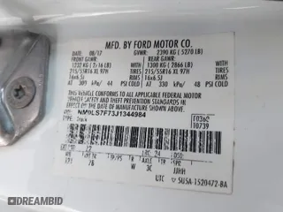 2018 Ford Transit Connect Van XLT with VIN NM0LS7F73J1344984, listed as a IAAI auction lot 41900049 with 111,753 mi miles. Bid and sale history available at carsss.com. Image 9.