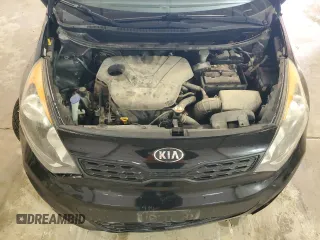 2014 Kia Rio LX with VIN KNADM5A30E6415218, listed as a Copart auction lot 78164014 with 0 mi miles and Salvage Title. Bid and sale history available at carsss.com. Image 11.