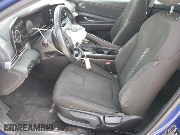 2021 Hyundai Elantra SEL with VIN KMHLS4AG7MU103730, listed as a Copart auction lot 47742565 with 45,030 mi miles and Salvage Title. Bid and sale history available at carsss.com. Image 7.
