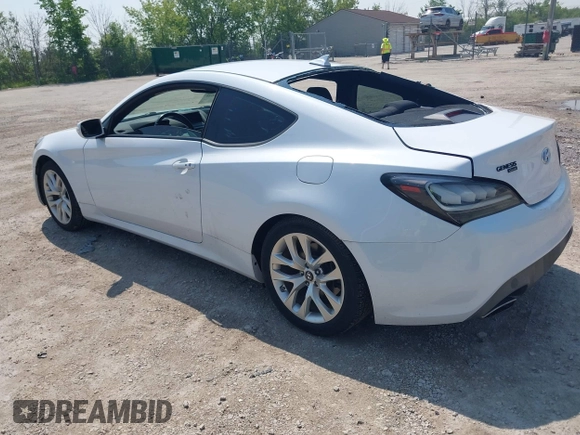 2016 Hyundai Genesis Coupe 3.8L Base with VIN KMHHT6KJ9GU131607, listed as a IAAI auction lot 42441645 with 42,848 mi miles and . Bid and sale history available at DreamBid. Image 3.