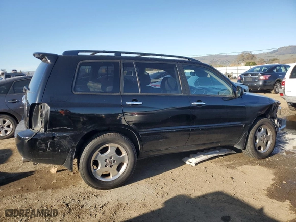 2006 Toyota Highlander with VIN JTEGP21AX60114203, listed as a Copart auction lot 44752775 with 184,320 mi miles and Salvage Title. Bid and sale history available at carsss.com. Image 3.